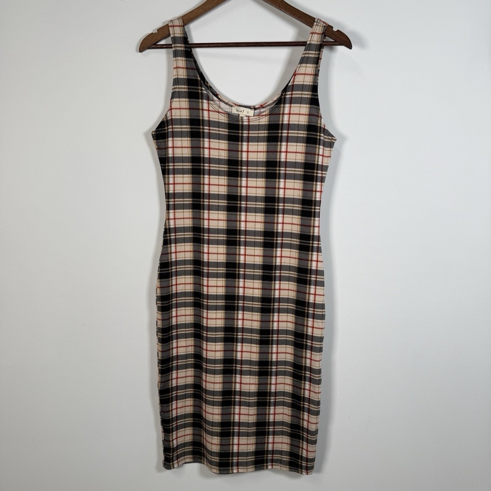Love J Y2k Plaid Tank Dress Size‎ Large